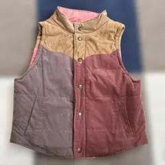 w closet リバーシブルマルチカラーベスト