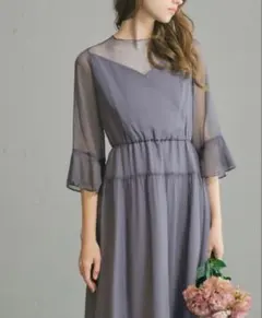 結婚式ドレス　お呼ばれドレス　パーティードレス　フォーマル　オケージョン　レース