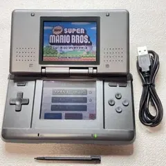 PB4【清掃&動作確認済】Nintendo DS 初代 グラファイトブラック本体