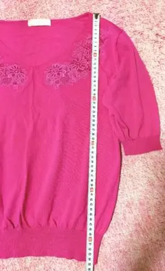TRUDEA美品！鮮やかピンクのサマーニット！ワンピースはセット販売中止中のサムネイル