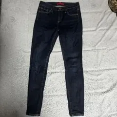 レッドカードスキニーデニム サイズ24 ダークブルー