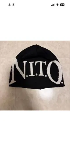 N.I.T.Oニット帽 ブラック