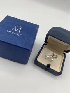 MIKIMOTO ミキモト アコヤ真珠 パール ピンバッジSV シルバー 箱付きのサムネイル