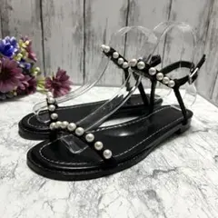 美品 ツルバイマリコオイカワ パール × ビジュー ミュール ダイアナ 卑弥呼 2025年最新】TSURU by Mariko Oikawa レディース サンダル