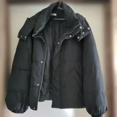 INGNI ブラック 黒 中綿 ダウンジャケット M フード付