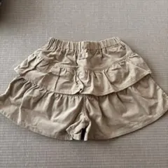 タグなし新品未使用　フリルキュロットスカート 130cm