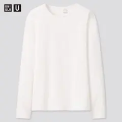 UNIQLO U ヒートテックコットンクルーネックT ホワイト　Mサイズ