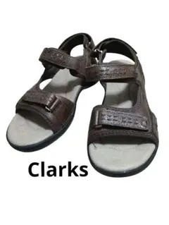 【未使用級】Clarks クラークス★ダークブラウン アクティブサンダルのサムネイル