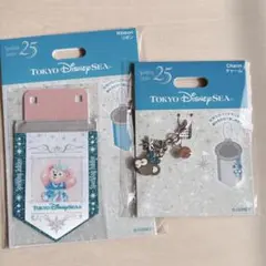 ディズニーシー25周年スパークリングジュビリー　シェリーメイ　チャーム　リボン