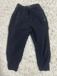 黒のロングパンツ サイズ6 ジッパーポケット付き　サイズ116