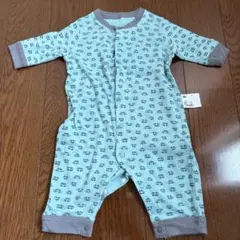 UNIQLO BABY 車プリントロンパース 60cm