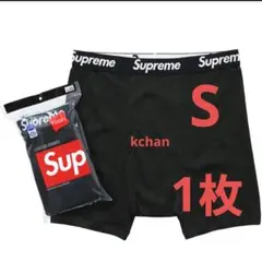 国内正規品　新品 未使用　Supreme ボクサーパンツ　S　黒　1枚　パンツ