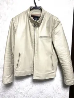 HORN WORKS シングルレザーライダース 廃盤レアカラー！牛革 本革