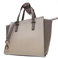 美品　ケイトスペード　ショルダーバッグ　2way　ロゴ　バイカラー　斜め掛け◎