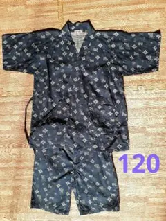 甚平 ネイビー 120cm