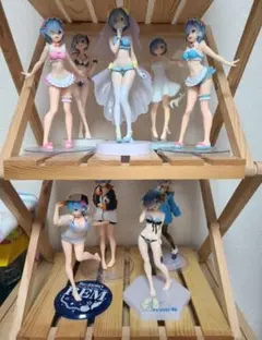 Re:ゼロから始める異世界生活　リゼロ　レム　フィギュア9点セット
