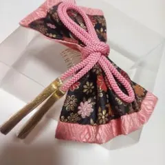 新品未使用の可愛い無地の和装リボン