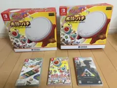 Switch 太鼓の達人 ドンダフルフェスティバル　太鼓とバチセット✖️２のサムネイル