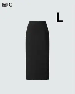 【オンライン完売品】UNIQLO ユニクロクレープジャージーナロースカート L