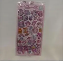 【シール　マイメロ】　ボンボン　プクプク　ピンク　可愛い　流行り　流行