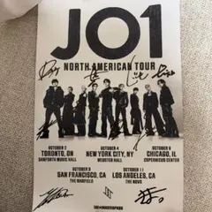 JO1 北米ツアー VIP特典 直筆サイン入りポスター