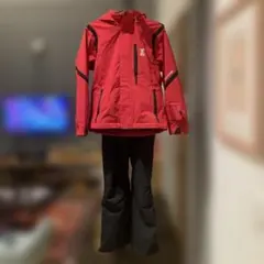 BANNNE ONYONE 赤 スキーウェア 上下セット