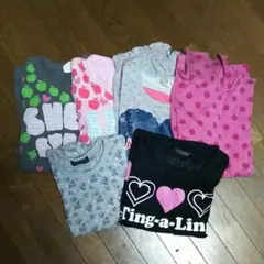 女児長袖Tシャツ・トレーナー サイズ140 6枚セット