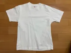 Hanes beefy 無地白ティー