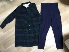 無印良品 マタニティ パジャマ セット 授乳服 M-L 春秋冬