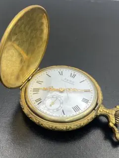 く*ま様 Ham man 手巻き　懐中時計　可動品 く*ま様 Ham man 手巻き 懐中時計 可動品 - メルカリ