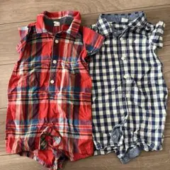 BabyGap シャツタイプ　ロンパース2点セット