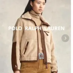 ポロラルフローレン　ボアブルゾン　ボアジャケット　フリース　M