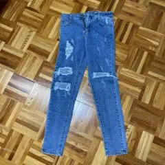 ダメージデニム スキニーのサムネイル