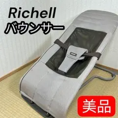 【美品】 Richell バウンサーシート バウンサー メッシュ リッチェル