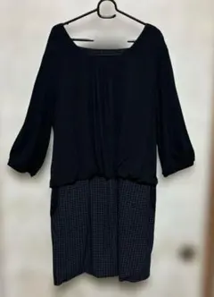 ブラック ワンピース　レディース3L 大きいサイズ