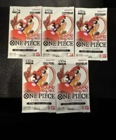ONEPIECE カードゲーム ラウンドワンプロモーション5パック完全未
