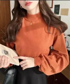 累計販売枚数2万枚突破！12G ボトルネックボリュームスリーブニットプルオーバー