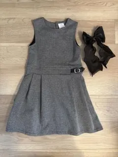 【おまけつき】美品 ZARAキッズ ギンガムチェックワンピース