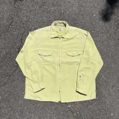 【古着】VERTE VALLEE ジップアップシャツ イタリア製