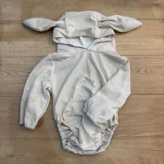 うさぎ耳付き ロンパース 80-90cm お月見のサムネイル