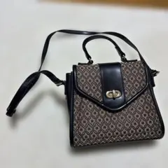 MOUSSY 幾何学模様 ショルダーバッグ