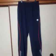 新品 デサント 吸汗速乾 ジャージパンツ ネイビー