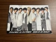 Snow Man＆SixTONES ミニクリアファイル