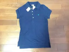 アバクロ ポロシャツ ネイビー Sサイズ