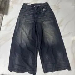 ZARA バギーデニムパンツ インディゴのサムネイル