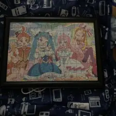 ひろがるスカイプリキュア　パズル　完成済　額縁付き