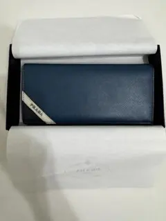 PRADA サフィアーノレザー長財布　ブルーのサムネイル