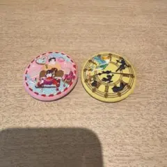 ディズニー刺繍缶バッジ 2点