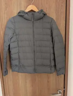 ユニクロ　ウルトラライトダウンジャケット　レディース　M カーキ系色