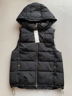 N☆M様GU 2WAYダウンベスト 中綿　ブラック M